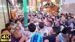 【池袋ふくろ祭り 2024】喧嘩勃発!!  最後の最後で大モメ 祭りは人を熱くする / 高鳳睦 南和會