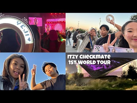 concert vlog꒰ ᵕ༚ᵕ꒱ ˖°: ITZY 1ST WORLD TOUR CHECKMATE LOS ANGELES, FAN INTERACTIONS, SOLO STAGES, ETC