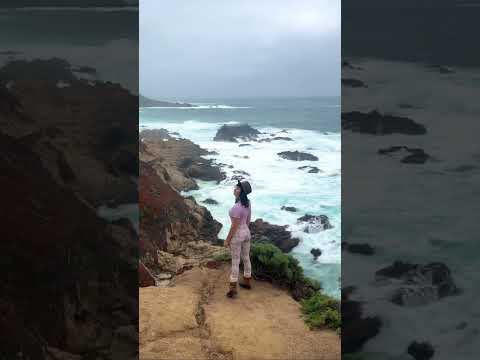 A moody moment in Big Sur🌊🌧️🌈✨