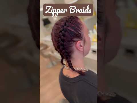 Zipper Braids #dutchbraidhairstyles  #zipperbraids #beautyblogger  #trendinghairstyles #hairstylist