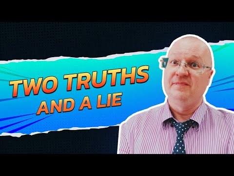 First Day of School Icebreaker: Two Truths and a Lie