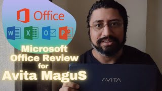 Microsoft Office Apps Excel, Word, Powerpoint review on Avita Magus laptop | Discount link below