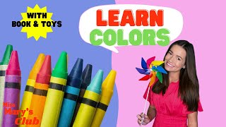 Learn Colors! --With Miss Mary #babylearningvideos #toddlerlearningvideos #preschoollearning #kids