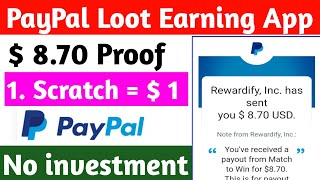 PayPal Cash Earning App Live Payment proof 2022 | Paypal Earning Money App Paypal Earning Game Apps