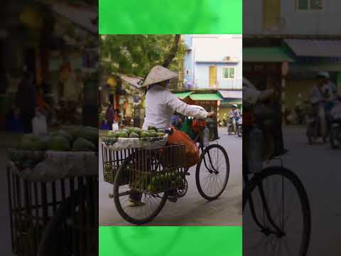 Hanoi street vendor! 🚲 #travel #vietnam #shorts