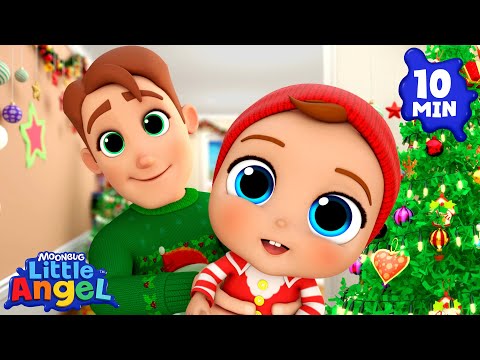 Christmas Surprise - Who's At The Door? | Little Angel And Friends Kid Songs