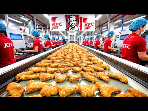 How KFC Chicken is ACTUALLY made in Factories | How It's Made