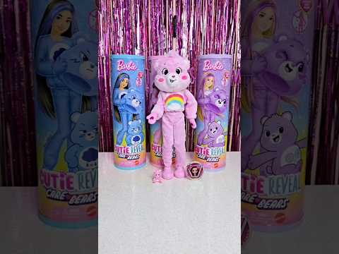 #shorts 💜 Unboxing Barbie Cutie Reveal CARE BEARS Series - Share Bear