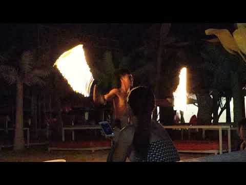 Amazing Fire Dance @ Happy Beach Cebu FULL VIDEO