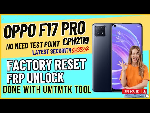 Oppo F17 Pro [ Cph2119 ] FRP Unlock And Factory Reset Using UMT MTK Tool