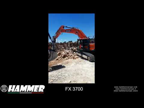 Hammer FX 3700 at work in italy