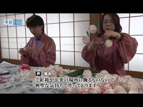 【世界遺産平泉】NEWS#42 新年にむけて花づくり_H27.12.11up