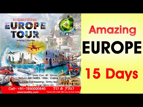 Amazing EUROPE – 14N / 15D – 25/05/24 London in- Rome out #europe #europetravel #grouptour