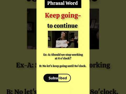 Phrasal Word #letslearnenglish #shorts #viral