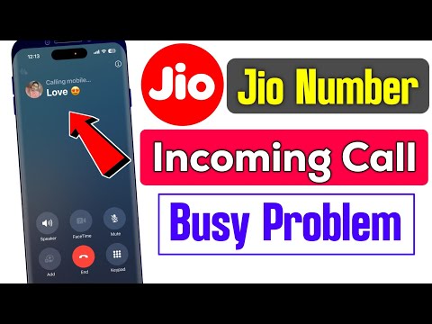 jio sim incoming call busy problem | incoming call busy bata raha hai jio sim