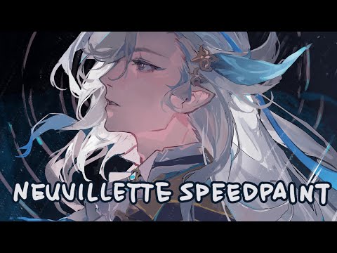 genshin impact - neuvillette speedpaint