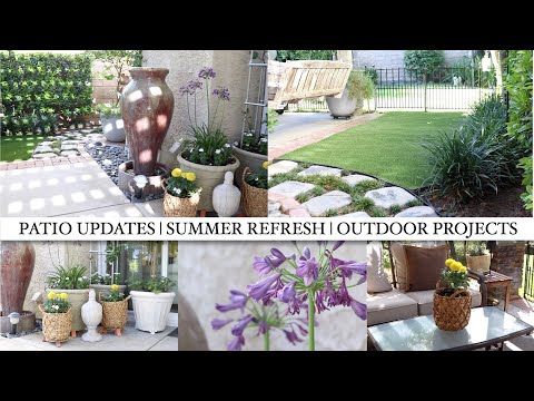 PATIO UPDATES | SUMMER REFRESH | OUTDOOR PROJECTS