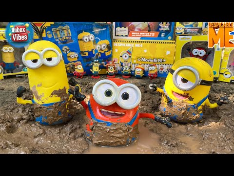 Satisfying with Unboxing CLEAN UP Muddy DESPICABLE ME 4 Toys🍌Red Mega MINIONS