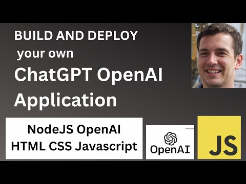 Let's Build and deploy our own ChatGPT using | OpenAI | React JS | NodeJS Web application