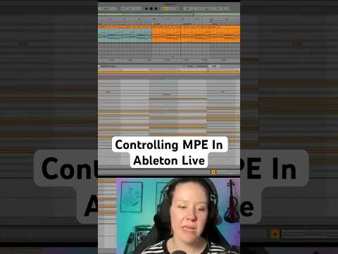 Control MPE Manually In Ableton Live #abletonlive #abletontips #abletonlive12