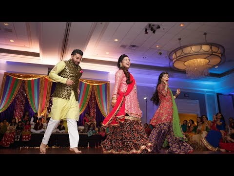 SHOAIB & NAYAB - Mehndi Best Dance Performance | USA 2018