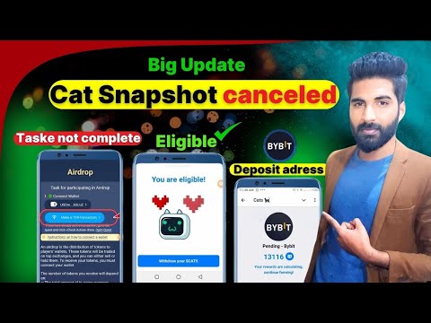 cat snapshot | bybit deposit adress | cats airdrop | #aqibntv