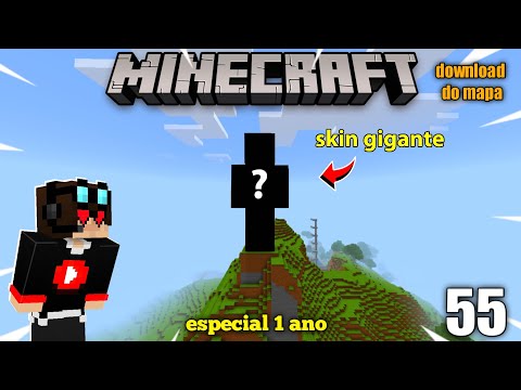 🎉ESPECIAL 1 ANO DE CANAL + DOWNLOAD DO MAPA - MINECRAFT SURVIVAL 1.19 #55 (MINECRAFT BEDROCK)