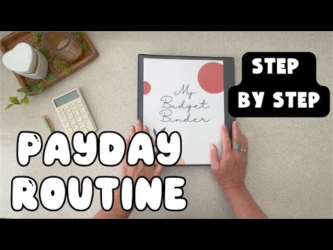 EASY Payday Routine | Beginner Budget Setup | Step by Step Get Out Of Debt  | #budget