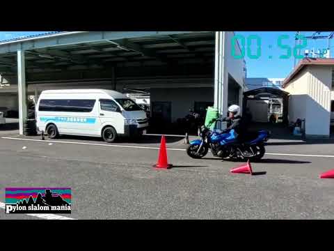 【CB400SF】北岡君コーススラローム　11月6日