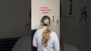 5 MINUTE EASY CHRISTMAS EVE HAIRSTYLE #holidayhair #ponytail #hairtutorials #christmashair