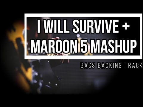 I Will Survive + Maroon 5 Mashup - Pomplamoose ft. Andie Case | Bass Backing Track