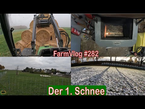 Farmvlog #282: Der 1. Schnee in diesem Jahr