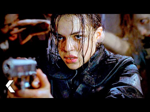 Escape From The Zombies - RESIDENT EVIL | Milla Jovovich