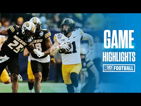 Music City Bowl: Iowa vs. Missouri | HIGHLIGHTS | Big Ten Football | 12/30/2024