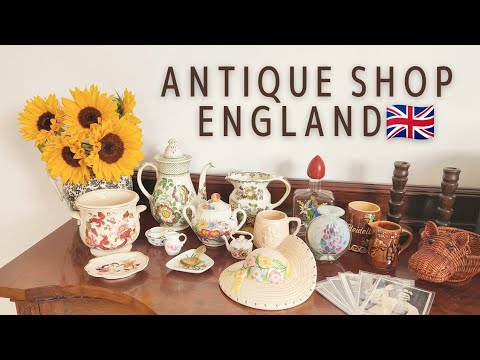 Antique shop in England in summer🌻│ Countryside│Vintage│Haul│Shopping vlog│Hungerford