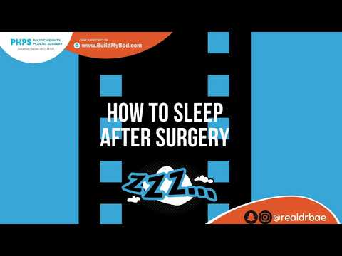 How to sleep after surgery! | Pacific Heights Plastic Surgery – Dr Bae!