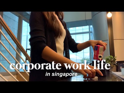 corporate work life in singapore | 9-6 job, company event, weekend escapes with friends