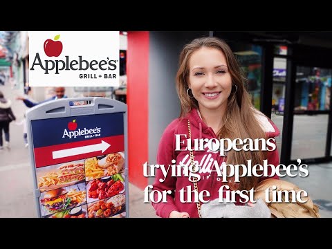 TRYING APPLEBEE'S FOR THE FIRST TIME - UKRAINIANS IN CANADA VLOG