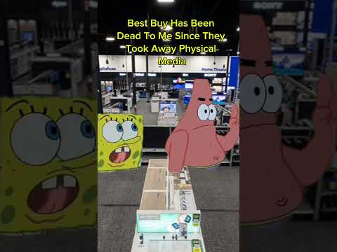 Best Buy Is Still Dead To Me. #movie #bestbuy #spongebob #patrick #physicalmedia #retail