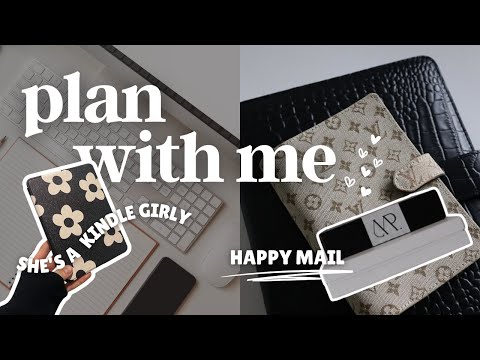 MID YEAR PLANNER RESET 🎧☕️ | New Paperwhite Kindle, Aesthetic Planner Set Up & May Paper Co. Haul