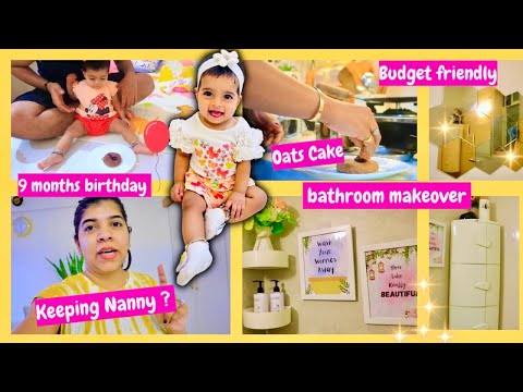 Vlog : Budget Friendly Bathroom Makeover Tour ! Baby ke Bad itne Changes kyu !