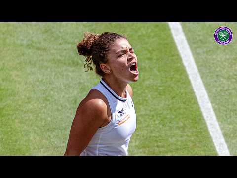 Incredible fight from Paolini to somehow win this point | Wimbledon Final 2024