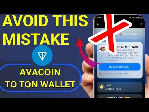 Avacoin Wallet Connect Problem || How To Connect Ton Wallet To Avacoin The Right Way