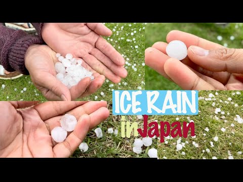 UMULAN NG YELO sa Kawagoe Japan | ICE RAIN