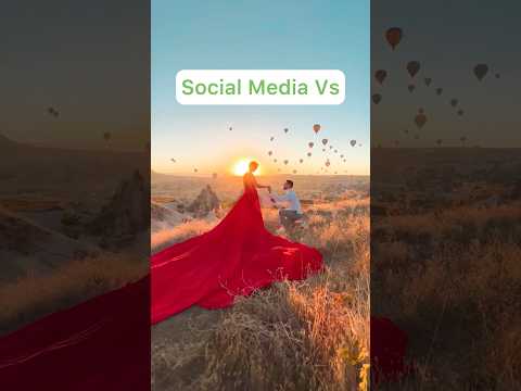 Social media vs reality #travel