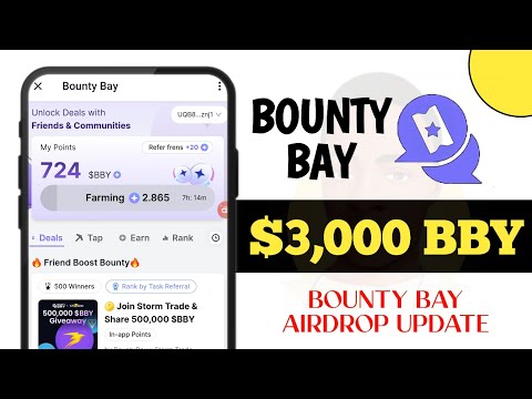 BOUNTY BAY Farming Airdrop Update: Earn More with These Revealed Tasks