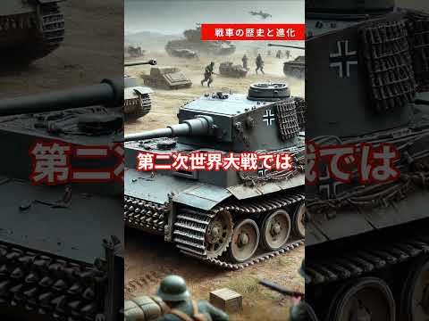 戦車の歴史と進化 #雑学 #戦車