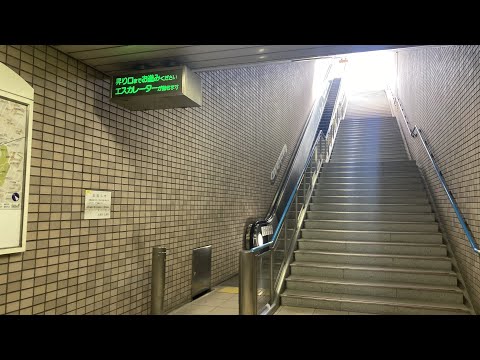 (オーチス製)札幌市営地下鉄東豊線美園駅 2番出口のエスカレーター