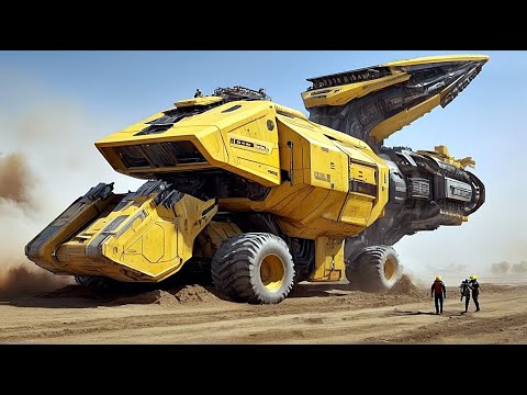 Most Satisfying Mighty Giants On Land: 55 Impressive Industrial Machines Operating