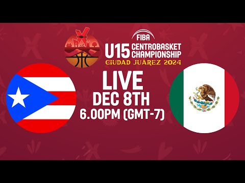 Puerto Rico v Mexico | Full Basketball Game | FIBA U15 Centrobasket Championship 2024 | Final